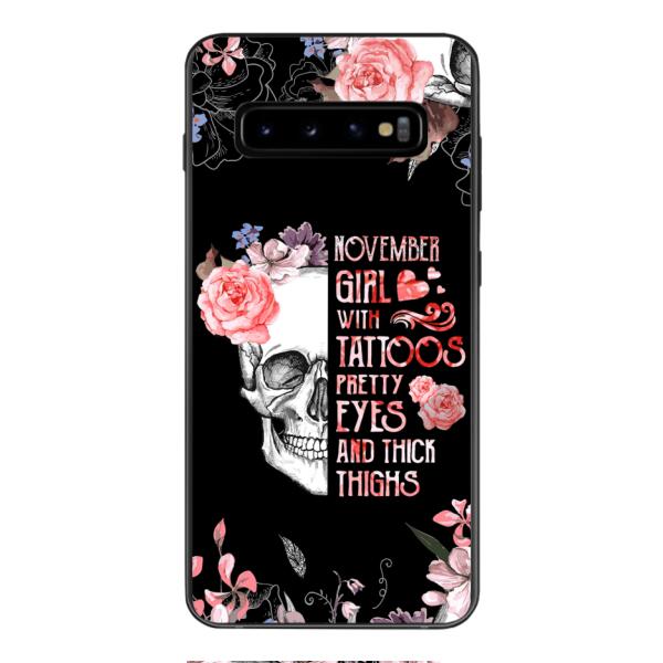Personalized November Girl Phone Case AUG-HQ05