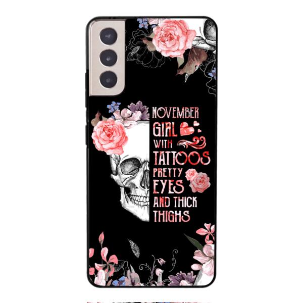 Personalized November Girl Phone Case AUG-HQ05