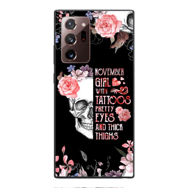 Personalized November Girl Phone Case AUG-HQ05