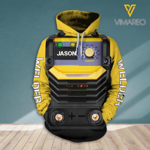 Personalized Welder Hoodie 3D Printed OCT-DT01