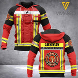 Personalized Fire Department Hoodie 3D Printed OCT-HQ05