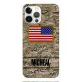 Personalized U.S Soldier Phone Case OCT-HQ07