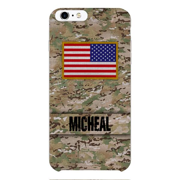 Personalized U.S Soldier Phone Case OCT-HQ07