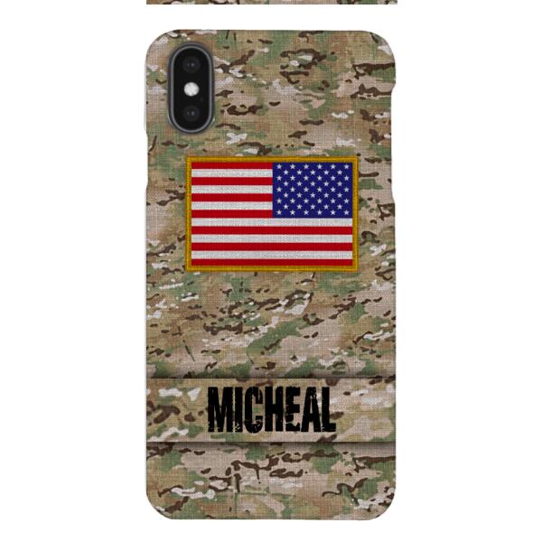Personalized U.S Soldier Phone Case OCT-HQ07