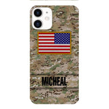 Personalized U.S Soldier Phone Case OCT-HQ07