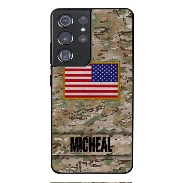 Personalized U.S Soldier Phone Case OCT-HQ07