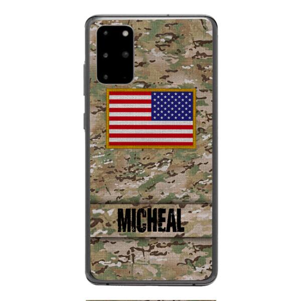 Personalized U.S Soldier Phone Case OCT-HQ07