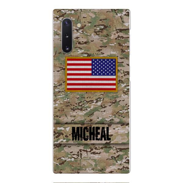 Personalized U.S Soldier Phone Case OCT-HQ07