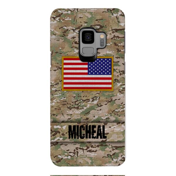 Personalized U.S Soldier Phone Case OCT-HQ07