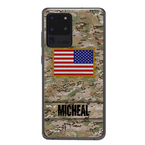 Personalized U.S Soldier Phone Case OCT-HQ07