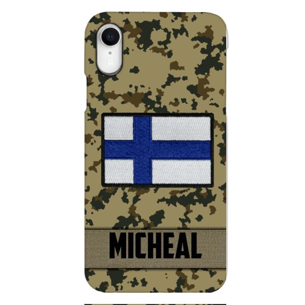 Personalized Finland Soldier Phone Case OCT-LN07