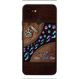 PERSONALIZED NEVER WALK ALONE DOG MOM PHONECASE TNTN0810