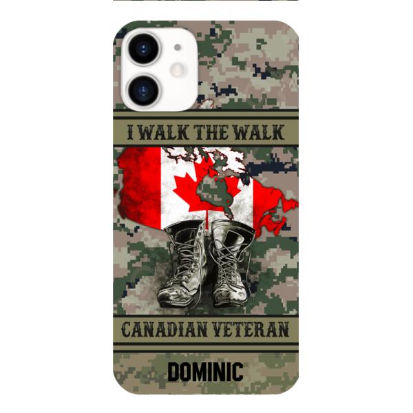 Personalized Canadian Veteran Phone Case OCT-DT09