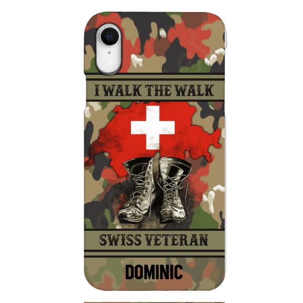 Personalized Swiss Veteran Phone Case OCT-DT09