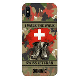 Personalized Swiss Veteran Phone Case OCT-DT09