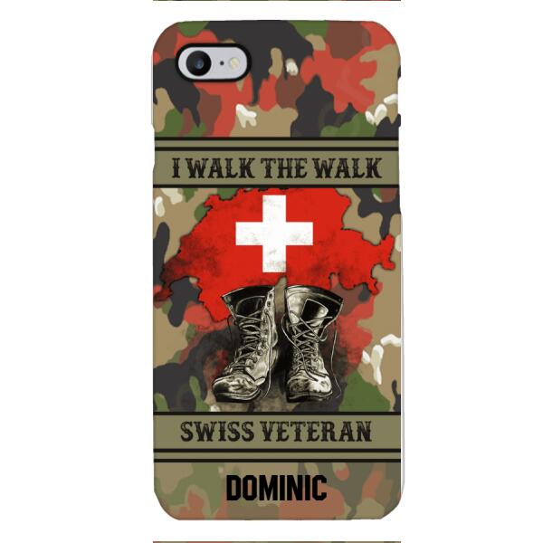 Personalized Swiss Veteran Phone Case OCT-DT09