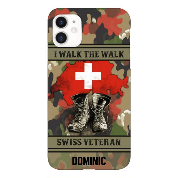 Personalized Swiss Veteran Phone Case OCT-DT09