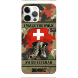 Personalized Swiss Veteran Phone Case OCT-DT09