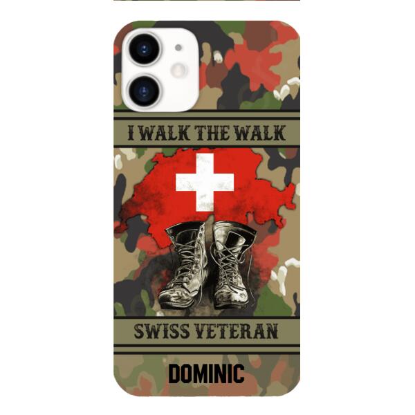 Personalized Swiss Veteran Phone Case OCT-DT09