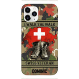Personalized Swiss Veteran Phone Case OCT-DT09