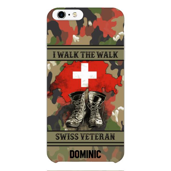 Personalized Swiss Veteran Phone Case OCT-DT09