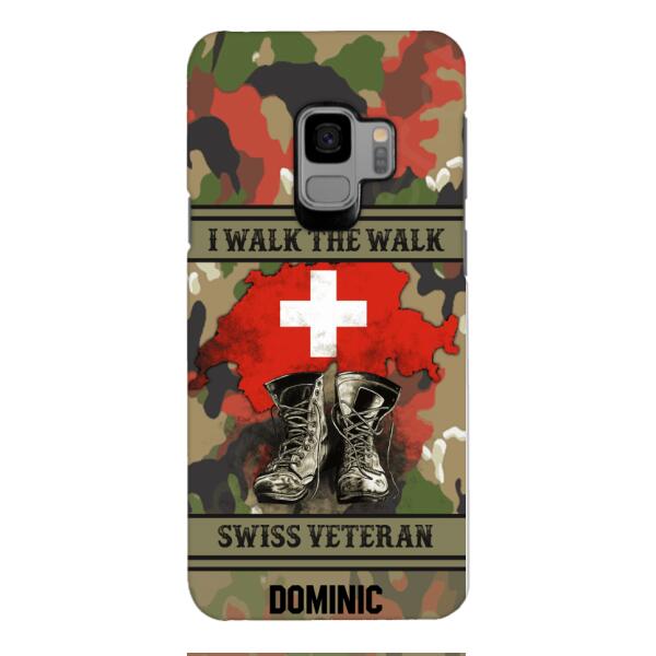 Personalized Swiss Veteran Phone Case OCT-DT09