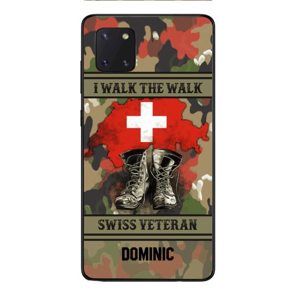 Personalized Swiss Veteran Phone Case OCT-DT09