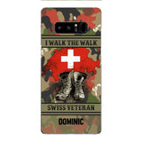 Personalized Swiss Veteran Phone Case OCT-DT09