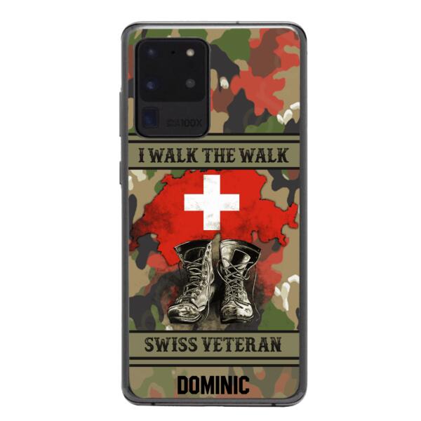 Personalized Swiss Veteran Phone Case OCT-DT09