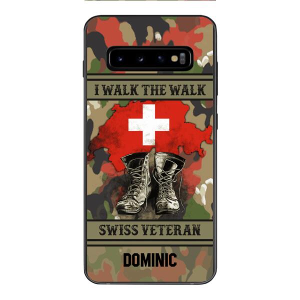 Personalized Swiss Veteran Phone Case OCT-DT09