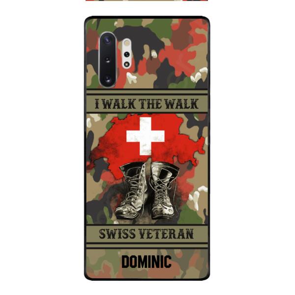 Personalized Swiss Veteran Phone Case OCT-DT09
