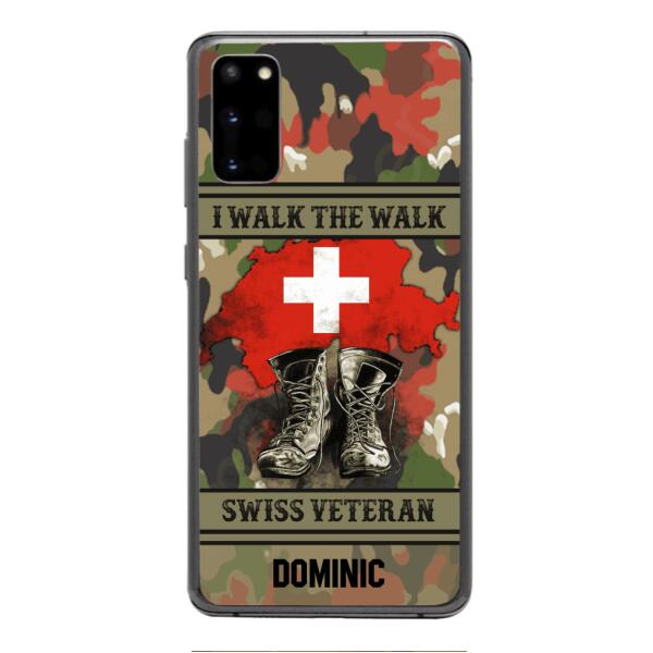 Personalized Swiss Veteran Phone Case OCT-DT09