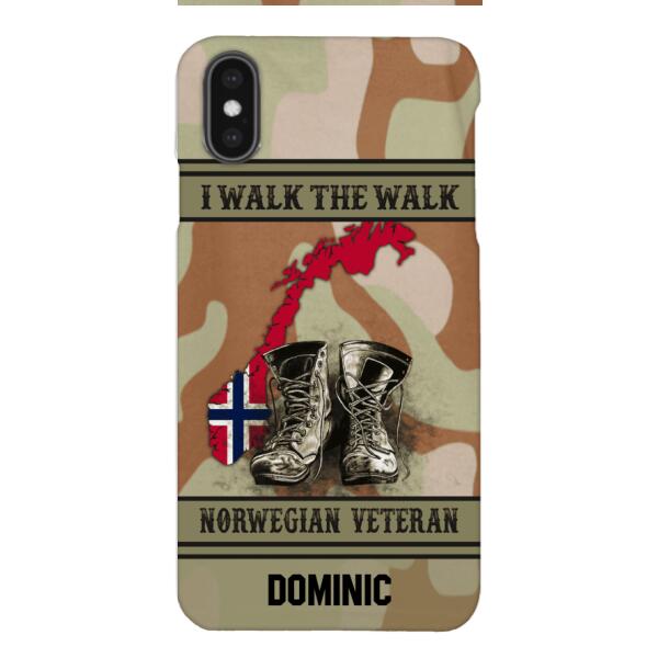 Personalized Norway Veteran Phone Case OCT-DT09
