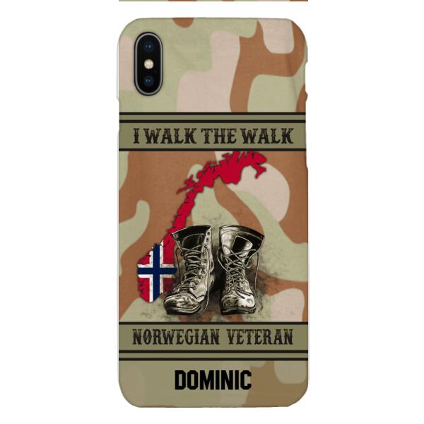 Personalized Norway Veteran Phone Case OCT-DT09
