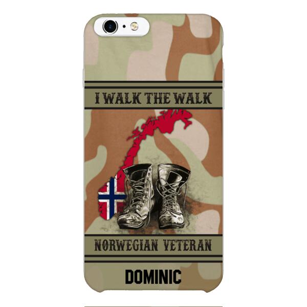 Personalized Norway Veteran Phone Case OCT-DT09