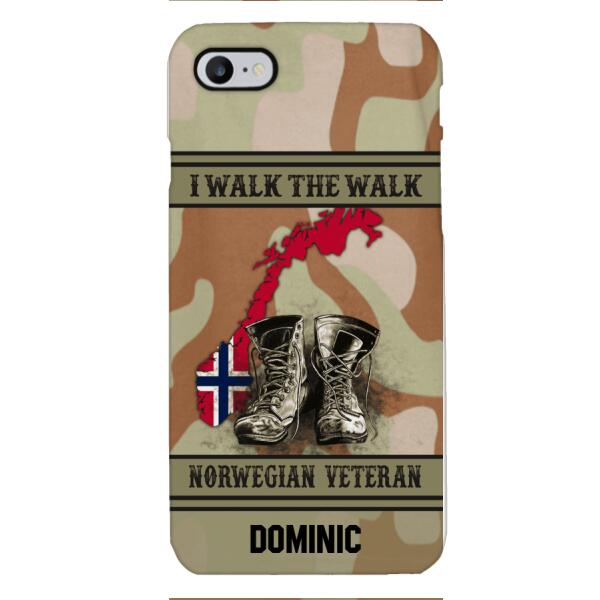 Personalized Norway Veteran Phone Case OCT-DT09