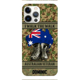 Personalized Australian Veteran Phone Case OCT-DT10