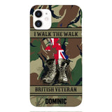 Personalized British Veteran Phone Case OCT-DT10
