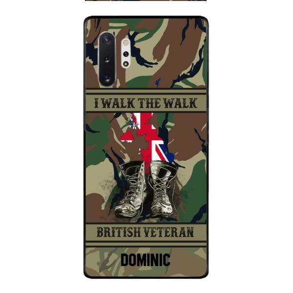 Personalized British Veteran Phone Case OCT-DT10