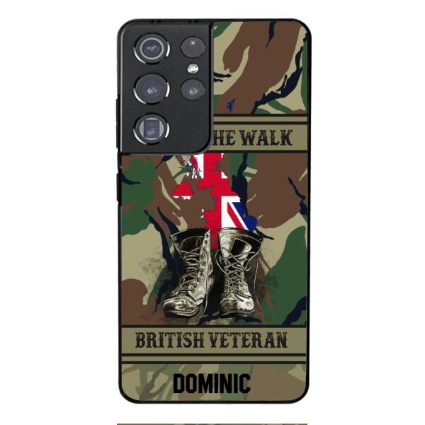 Personalized British Veteran Phone Case OCT-DT10