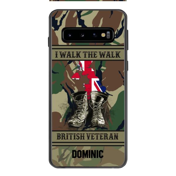 Personalized British Veteran Phone Case OCT-DT10