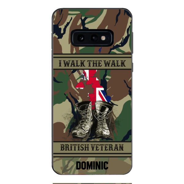 Personalized British Veteran Phone Case OCT-DT10
