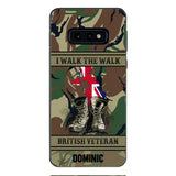 Personalized British Veteran Phone Case OCT-DT10