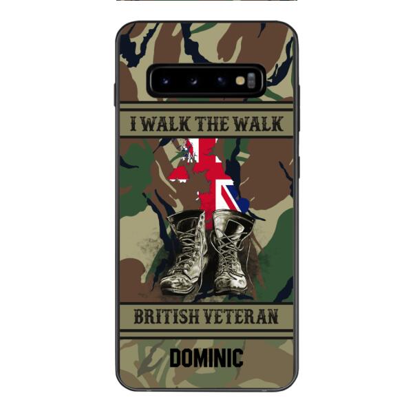 Personalized British Veteran Phone Case OCT-DT10