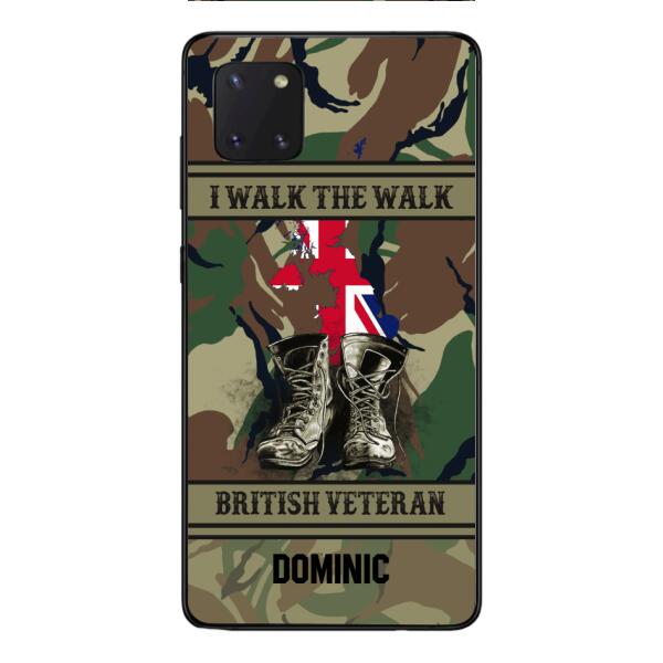 Personalized British Veteran Phone Case OCT-DT10