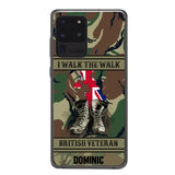 Personalized British Veteran Phone Case OCT-DT10