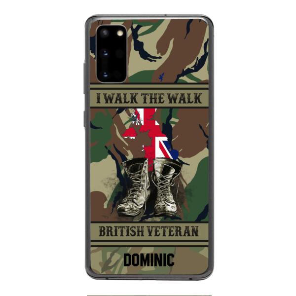 Personalized British Veteran Phone Case OCT-DT10