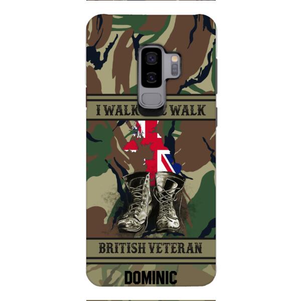 Personalized British Veteran Phone Case OCT-DT10