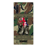 Personalized British Veteran Phone Case OCT-DT10