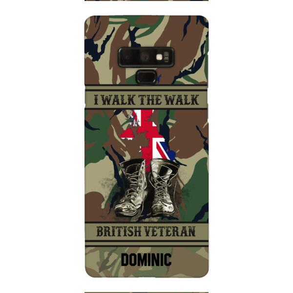 Personalized British Veteran Phone Case OCT-DT10